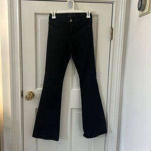 Frame Black Flare Jeans